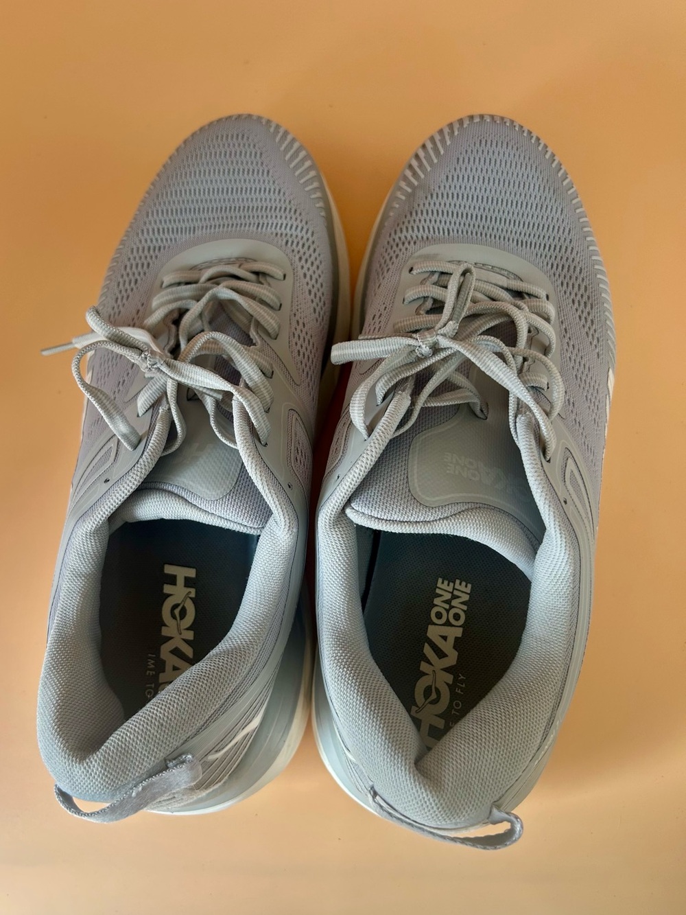 Hoka One One Men's Light Gray Athletic Trainers
